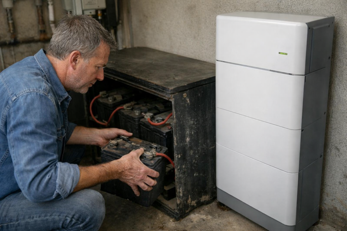 Système de stockage d'énergie domestique avec batteries lithium et alternatives modernes pour maison autonome